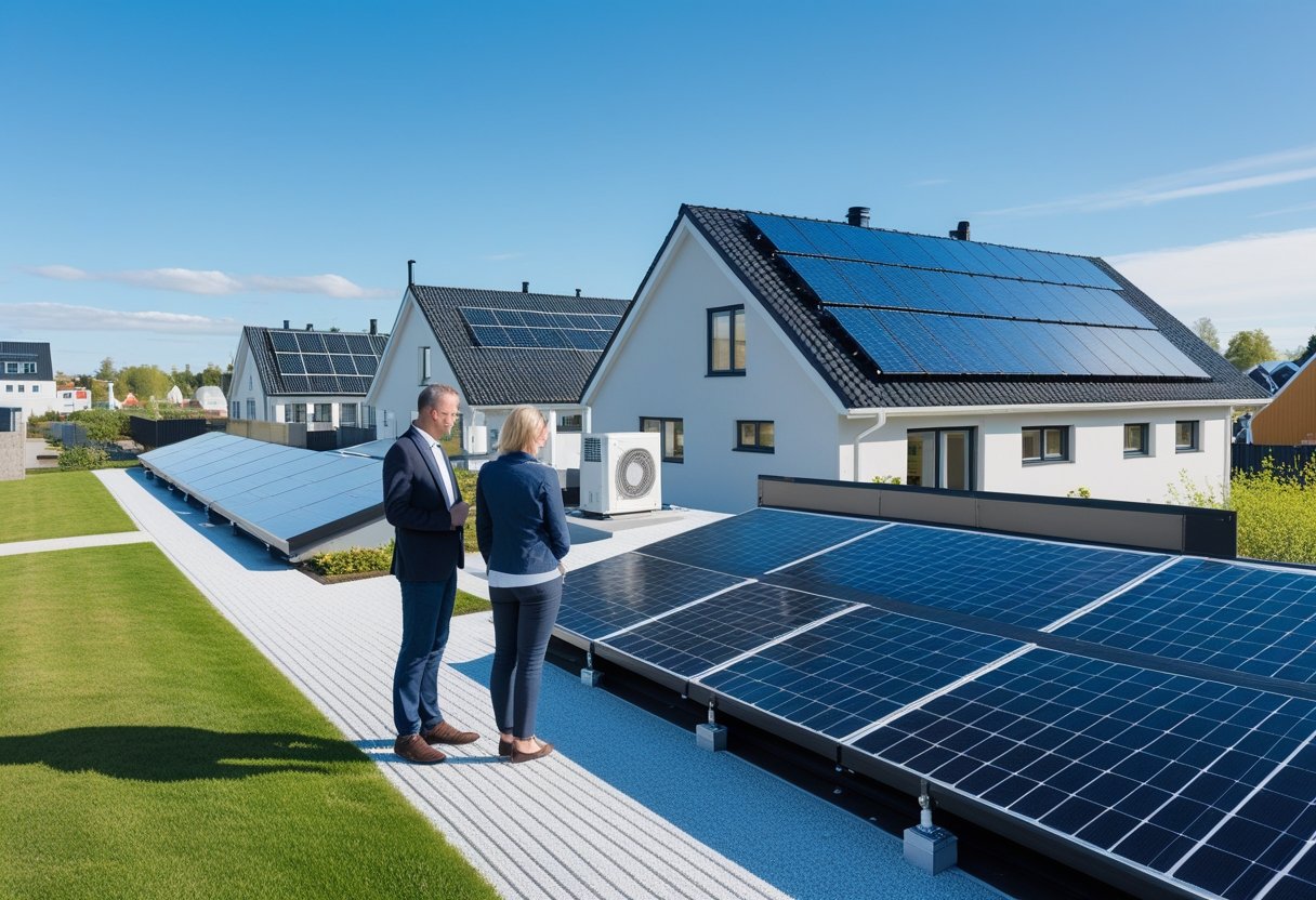 Energibesparelser med varmepumper og nyttigt tag i Esbjerg